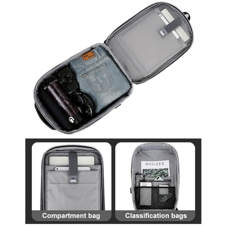 17 inch Multifunctional Waterproof Business Sports Laptop Backpack with USB Port