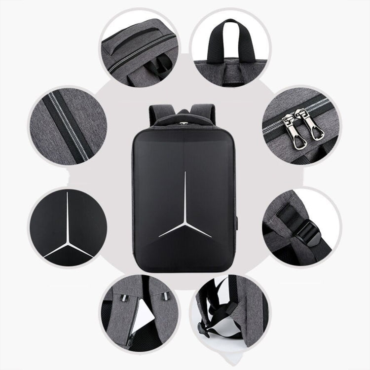 17 inch Multifunctional Waterproof Business Sports Laptop Backpack with USB Port