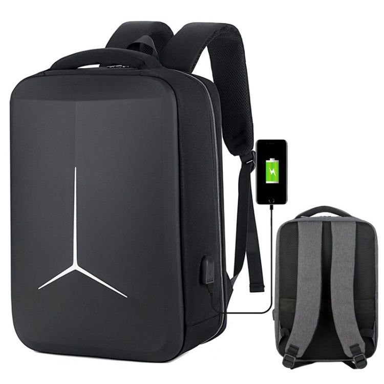 15 inch Large-Capacity Waterproof Business Commuter Laptop Backpack with USB Port