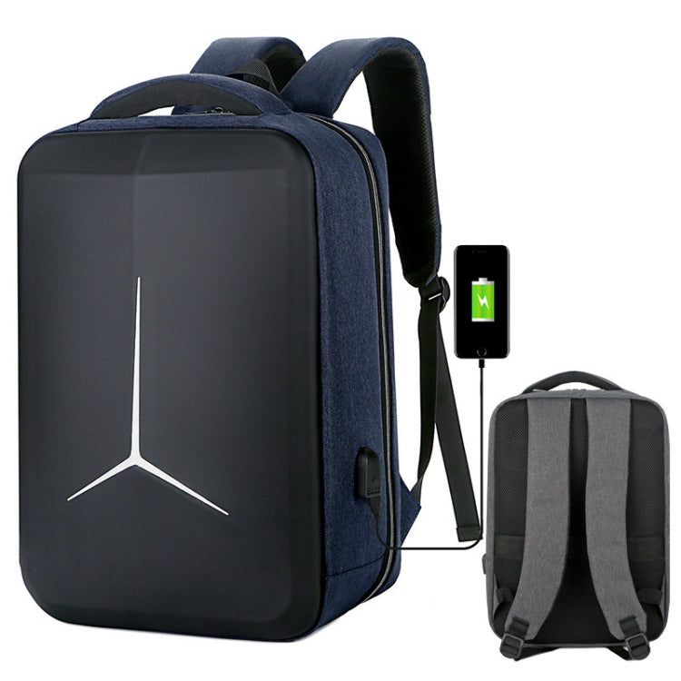 15 inch Large-Capacity Waterproof Business Commuter Laptop Backpack with USB Port