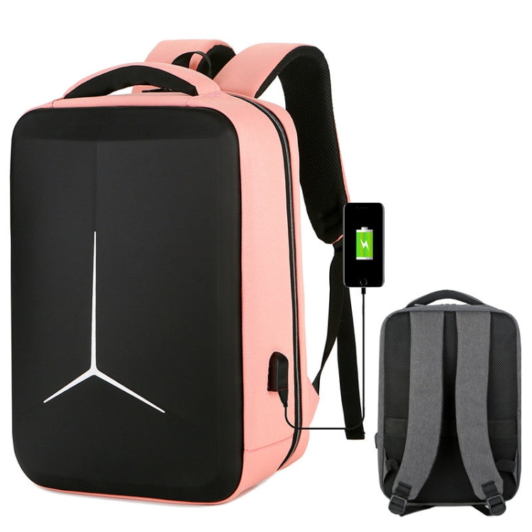 15 inch Large-Capacity Waterproof Business Commuter Laptop Backpack with USB Port