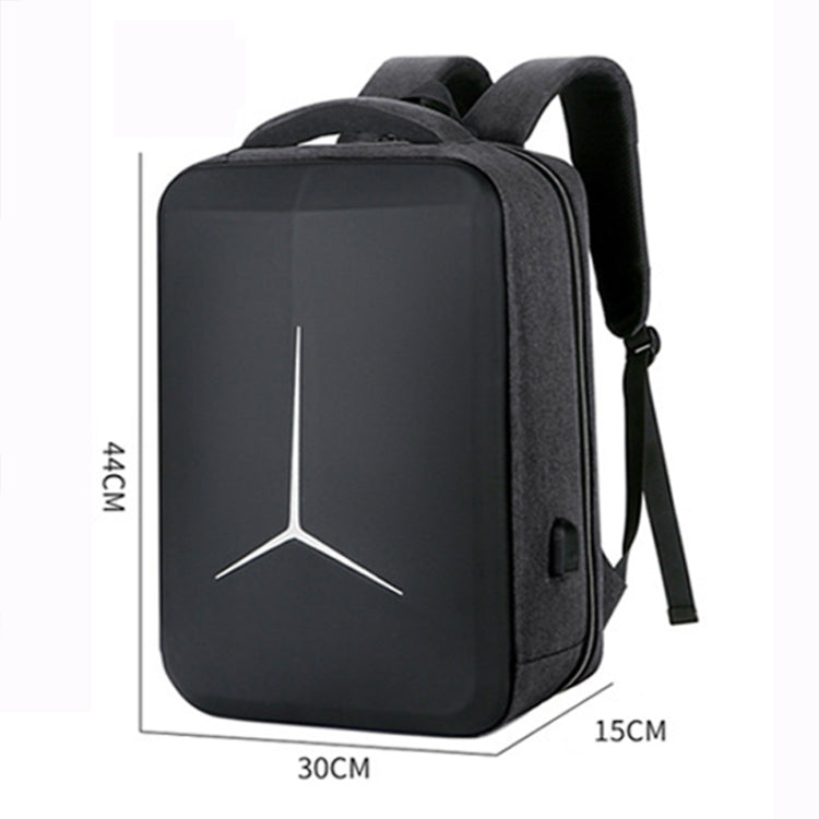 15 inch Large-Capacity Waterproof Business Commuter Laptop Backpack with USB Port
