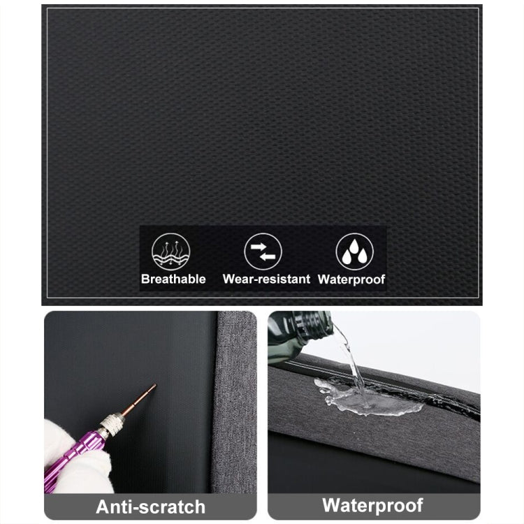 15 inch Large-Capacity Waterproof Business Commuter Laptop Backpack with USB Port