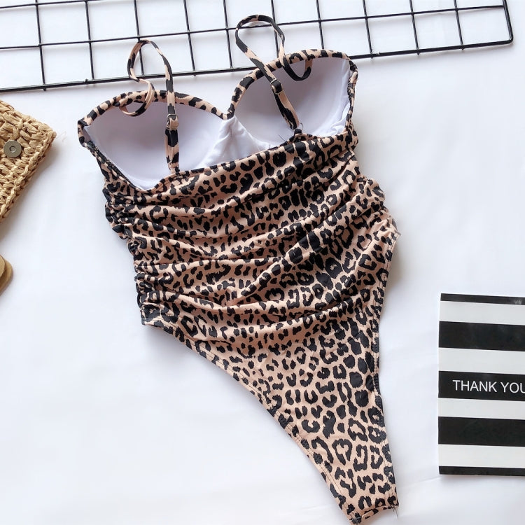 Women One Piece Swimsuit Push Up Bandeau Thong Triangle Bathing Suit, Size: S