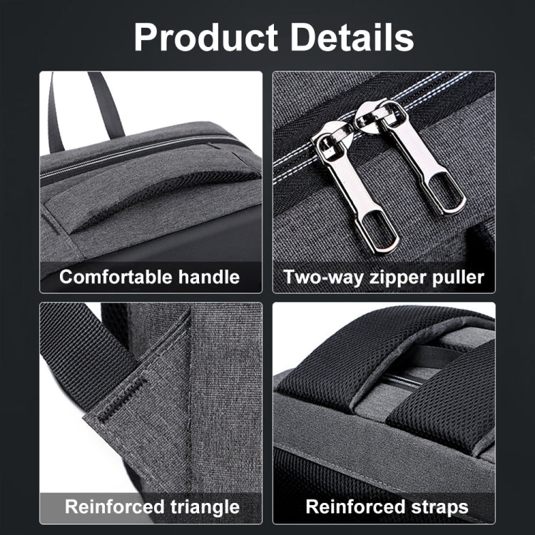 16 inch Large Capacity Password Lock Anti-Theft Laptop Backpack With USB Port