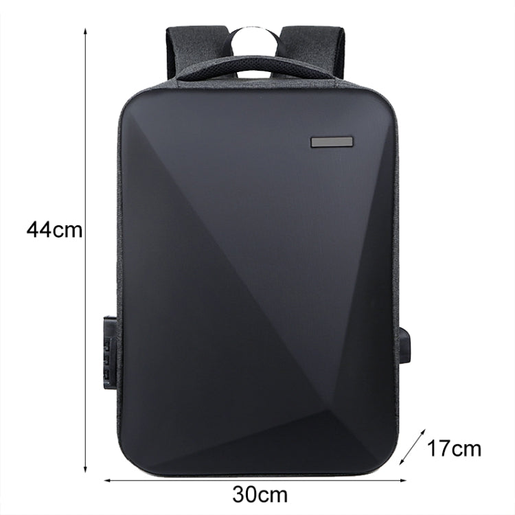 16 inch Large Capacity Password Lock Anti-Theft Laptop Backpack With USB Port