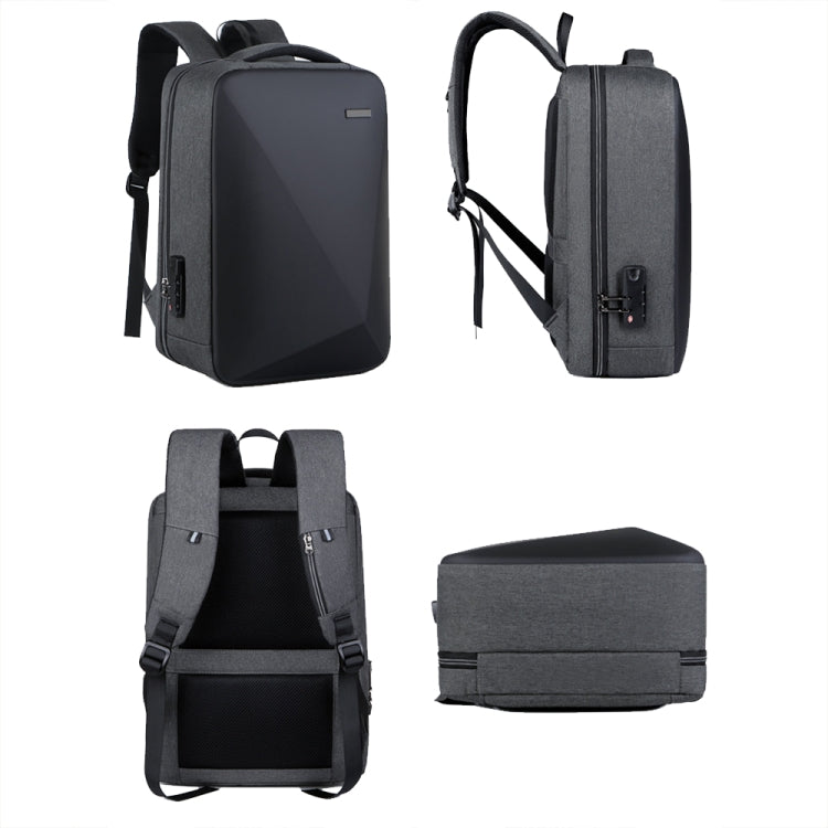 16 inch Large Capacity Password Lock Anti-Theft Laptop Backpack With USB Port
