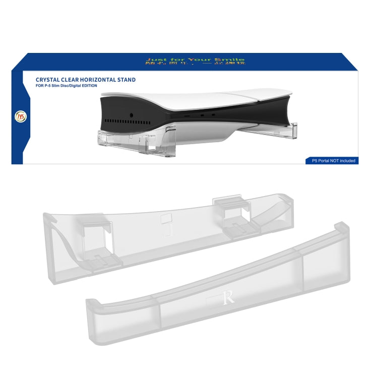 For PS5 Slim JYS-P5189 Console Horizontal Placement Stand Digital / Optical Drive Version Universal Storage Mount