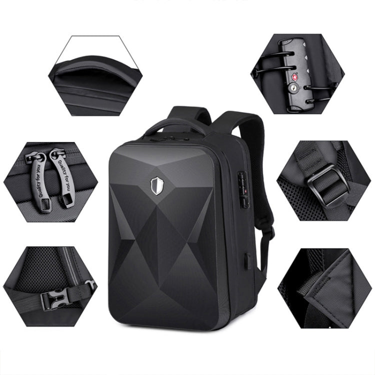 17 inch Password Lock Large Capacity Waterproof Laptop Backpack with USB Port