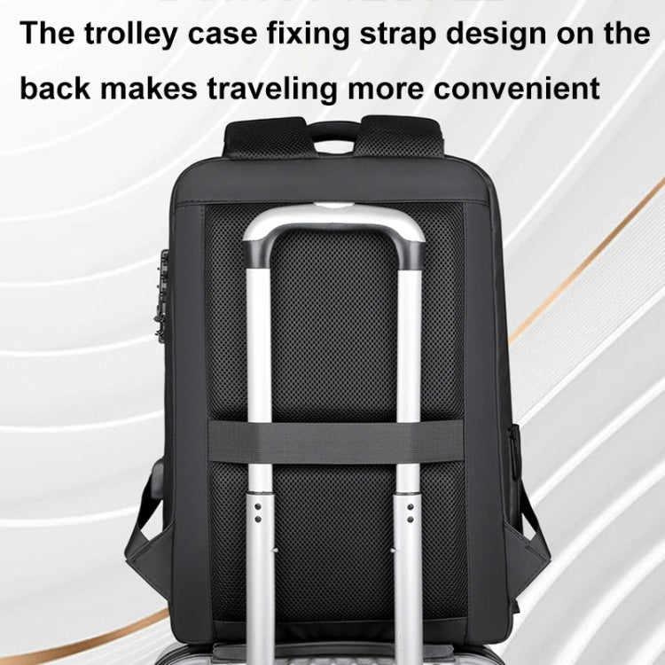 17 inch Password Lock Large Capacity Waterproof Laptop Backpack with USB Port