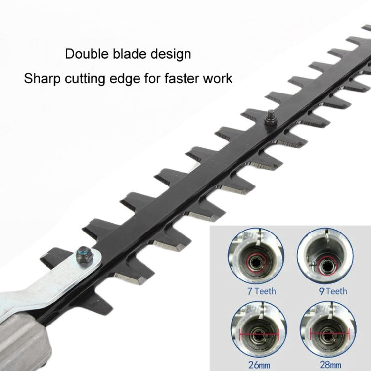 High Branch Shears Hedge Work Trimmer Tall Tree Pruning Tool, Model: 26x9 Teeth Longer Model