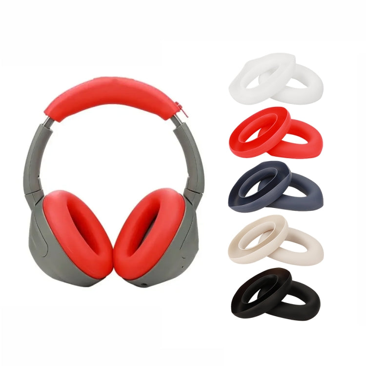 For Sony ULT Wear WH-Ult900N Headset 1pair Silicone Ear Pads Cushion Cover - Red