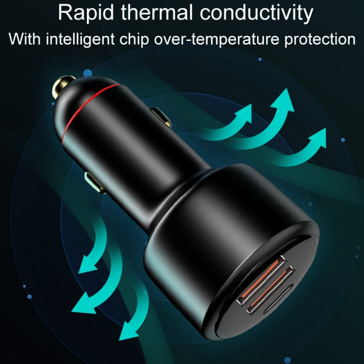 300W Vehicle Mini Fast Charging Charger Car One To Three Cigarette Lighter