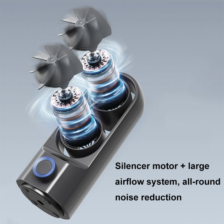 Intelligent Digital Display 100-Speed Stepless Speed Desktop Shaking Head Tower Fan