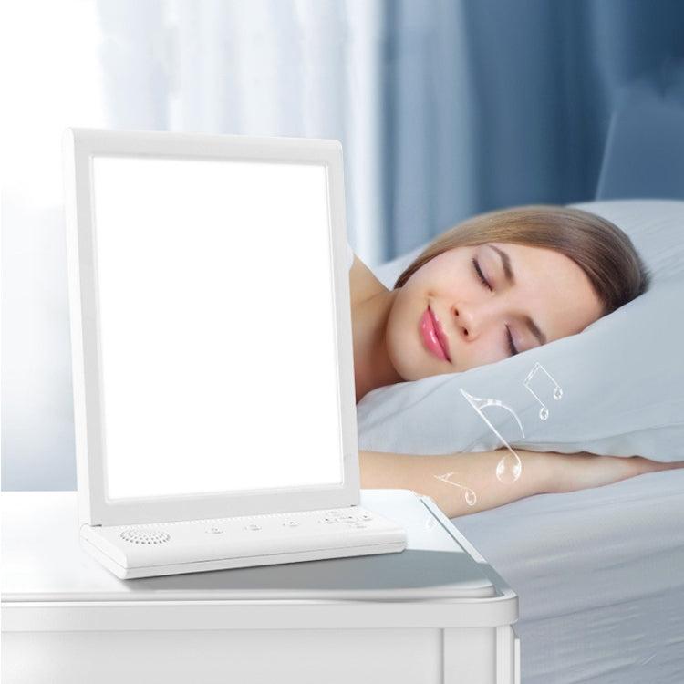 SAD White Noise Phototherapy Lamp Smart Emotional Night Light Music Decompression Therapy Light With Type-C Line+AU Plug