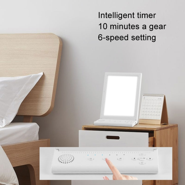 SAD White Noise Phototherapy Lamp Smart Emotional Night Light Music Decompression Therapy Light With Type-C Line