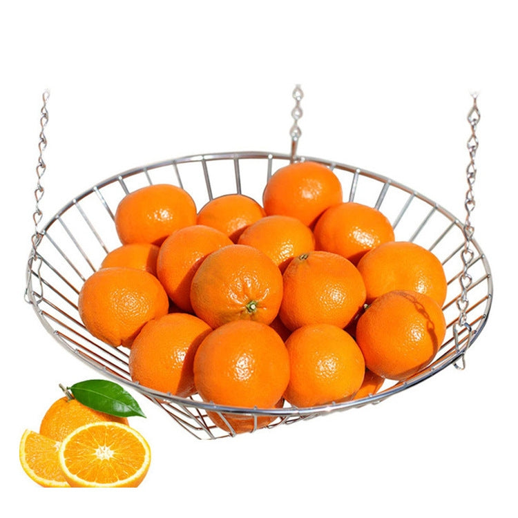 3-tier Hanging Fruit Basket Wrought Iron Fruit Vegetable Storage Organizer