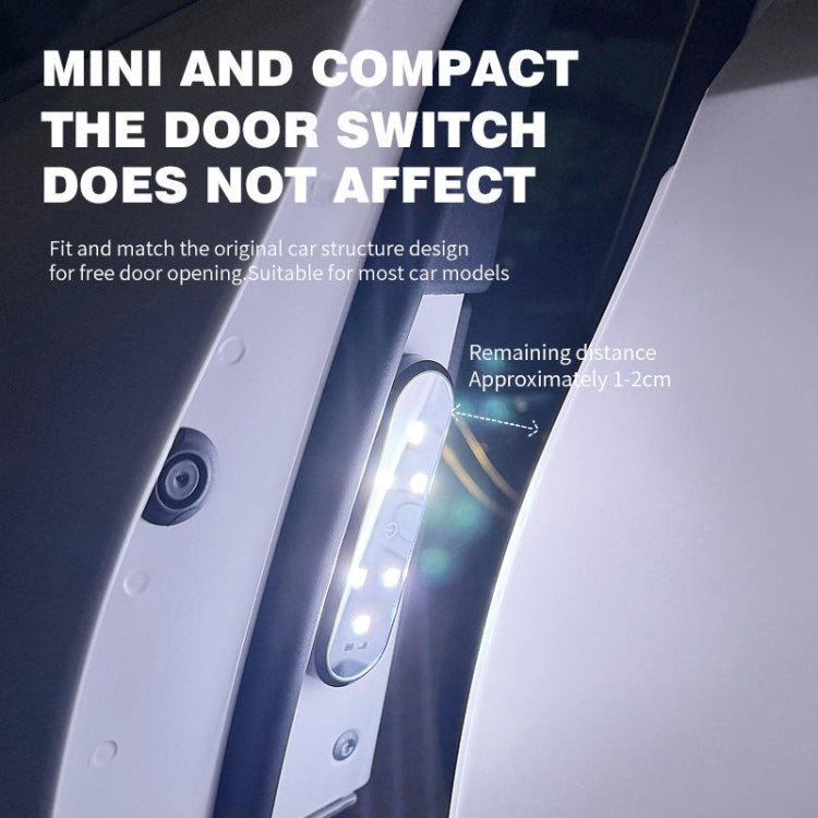Car Universal Wiring Free Warning Lights Night Anti-Collision And Anti-Tailgating Lamp - Colorful