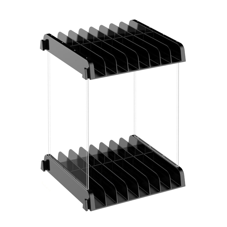 Game Card CD Disk Storage Bracket Wall Mounted Storage CD Case - Black