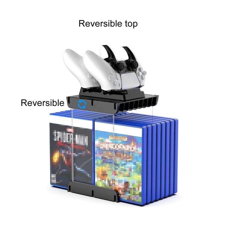 Game Card CD Disk Storage Bracket Wall Mounted Storage CD Case - Black