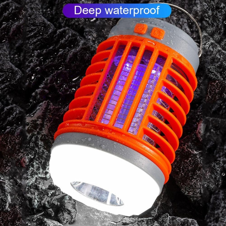 E-SMARTER W890-1 Solar LED Electric Shock Mosquito Light Outdoor USB Rechargeable Lighting Mosquito Trap