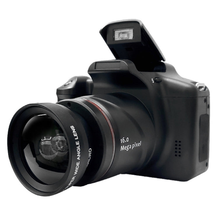 HD-05+ 2.4 Inch 1080P HD Digital Camera 16X Digital Zoom Photo And Video DV - Black