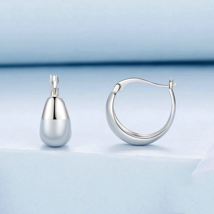 S925 Sterling Silver Metallic Earrings - BSE967