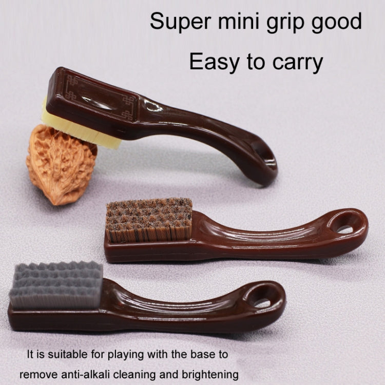 2pcs Amber Handle Walnut Diamond Olive Coloring Tool - Random Color Delivery