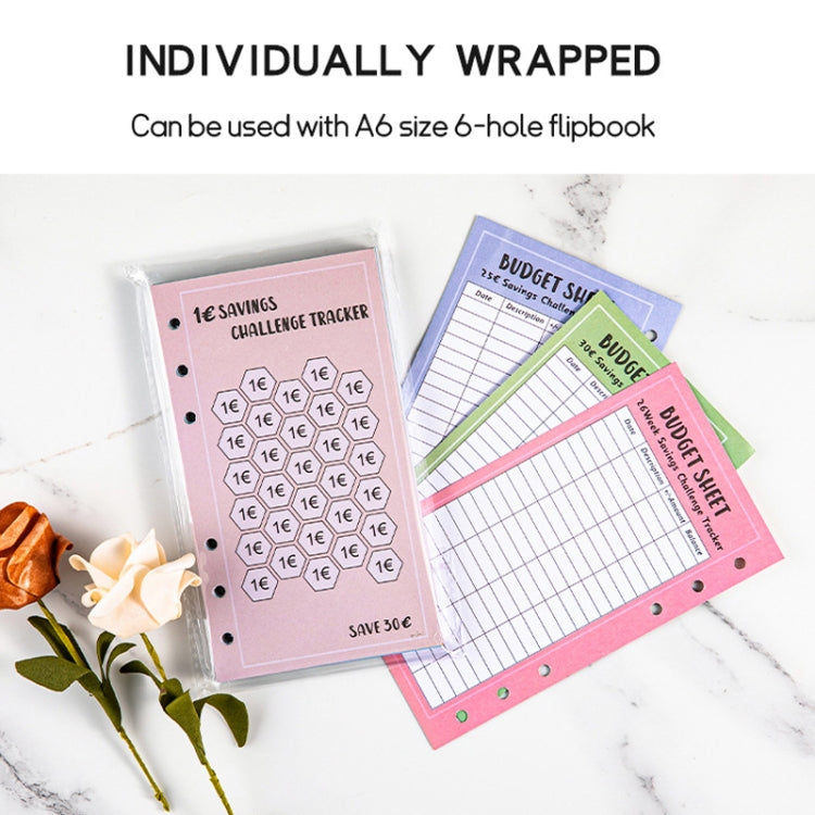 48 Sheets Dollar Version  Savings Challenge Trackers A6 Money Saving Budget Planner Cards