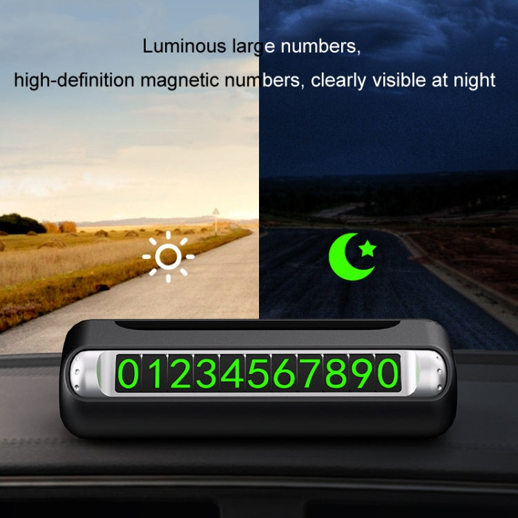 Car Safety Hammer Car Escape Device Temporary Parking Number Plate - 4 In 1