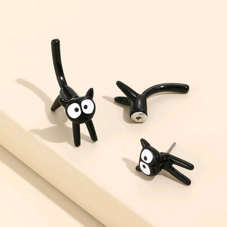 1pair Cute Cats Simple Ear Studs Ladies Detachable Earrings, Style: Model 1