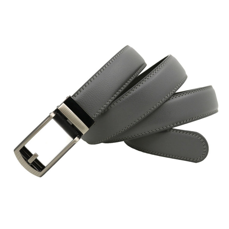 110cm Second Layer Cowhide Men Business Belt Automatic Buckle Belt