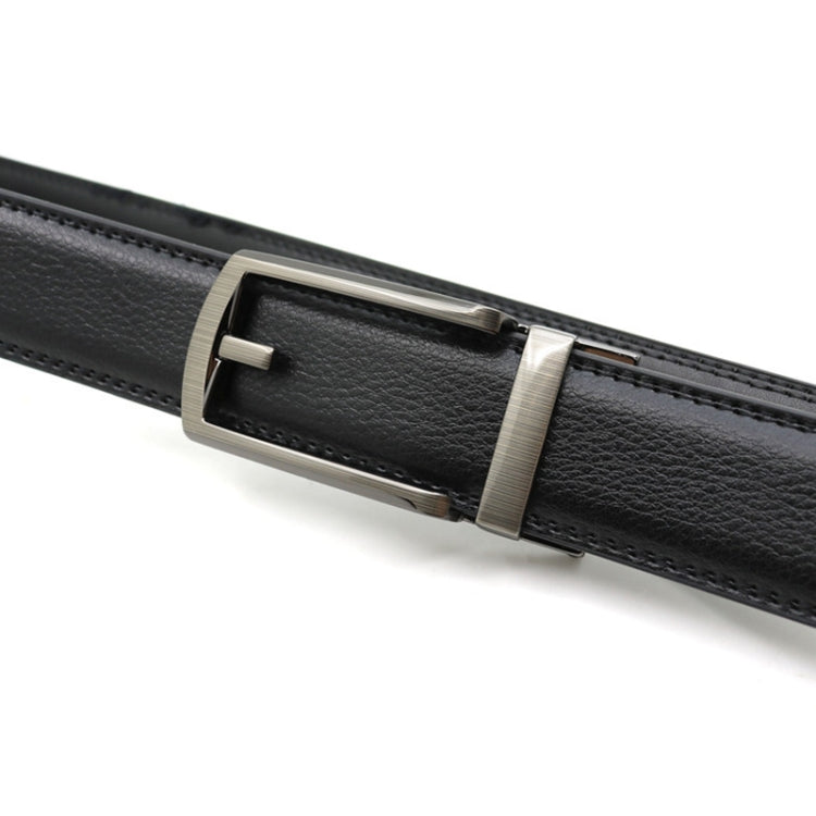 110cm Second Layer Cowhide Men Business Belt Automatic Buckle Belt