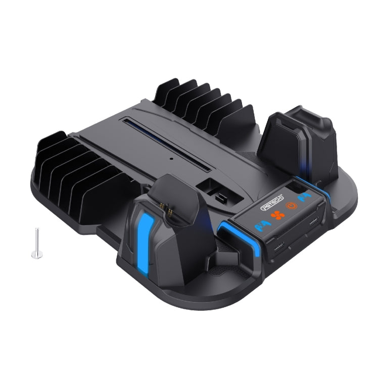 For Sony PS5 Slim PGTECH GP-521 Handle Charging Base Host Cooling Rack With Disc Rack