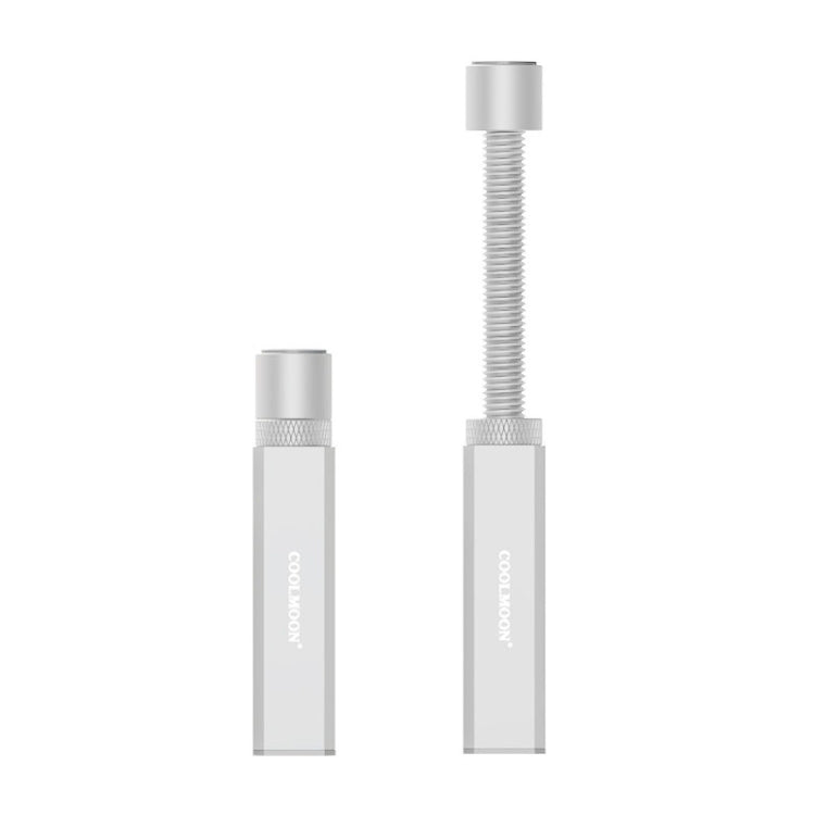 COOLMOON Graphics Card Stand Desktop Computer Graphics Card Vertical Top Support Bracket Screw Telescopic Support Rods, Adjustable Height: 7.5-12cm  - Silver