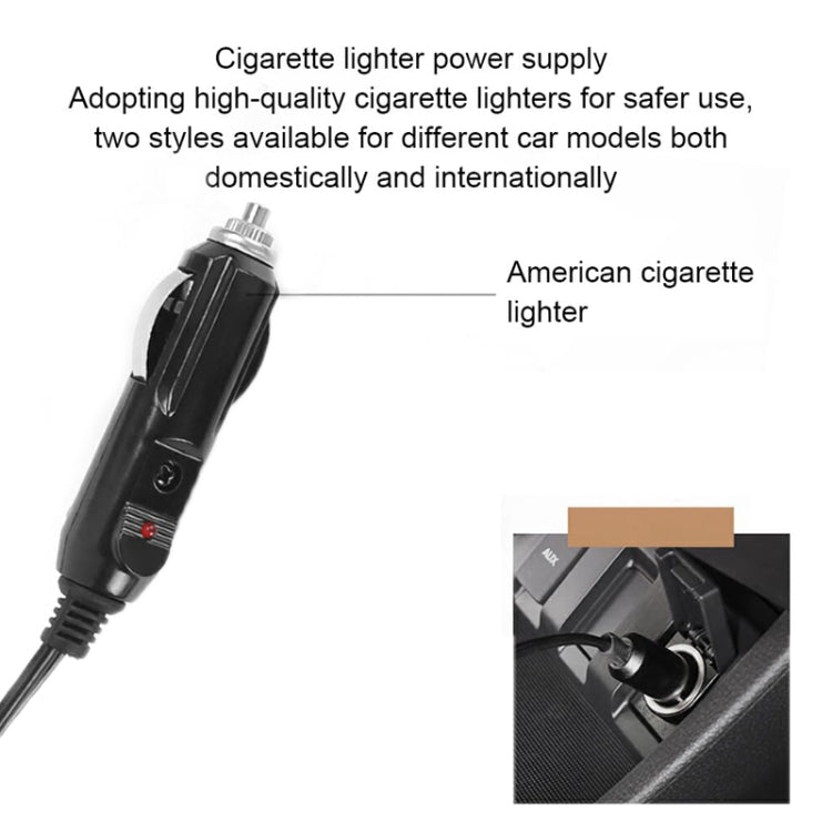12V Car Outdoor Multi-function Handheld Hair Dryer - Black