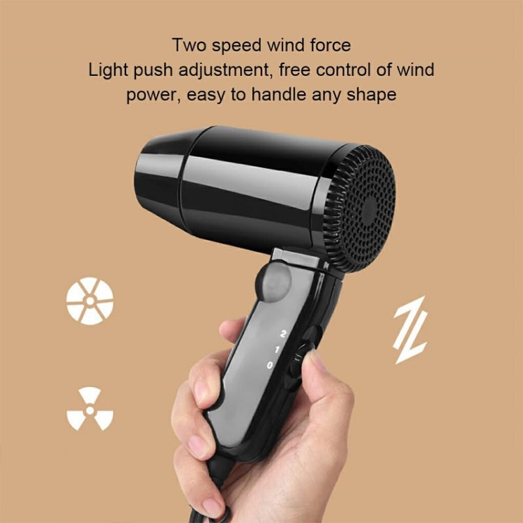 12V Car Outdoor Multi-function Handheld Hair Dryer - Black