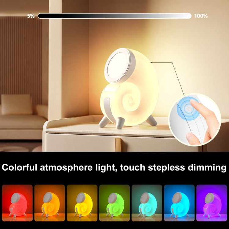 Conch RGB Touch Night Light Magsafe Magnetic Wireless Charger - Colorful