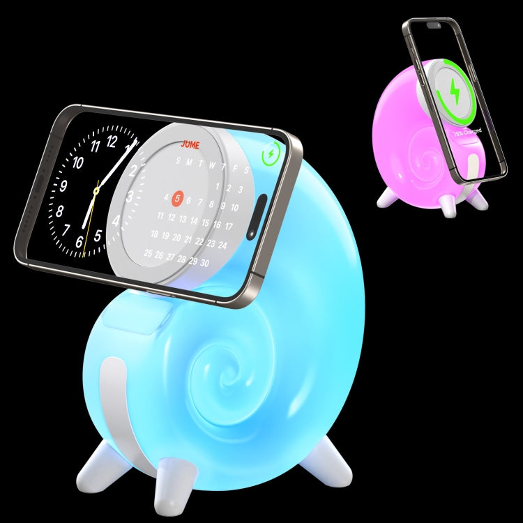 Conch RGB Touch Night Light Magsafe Magnetic Wireless Charger - Colorful