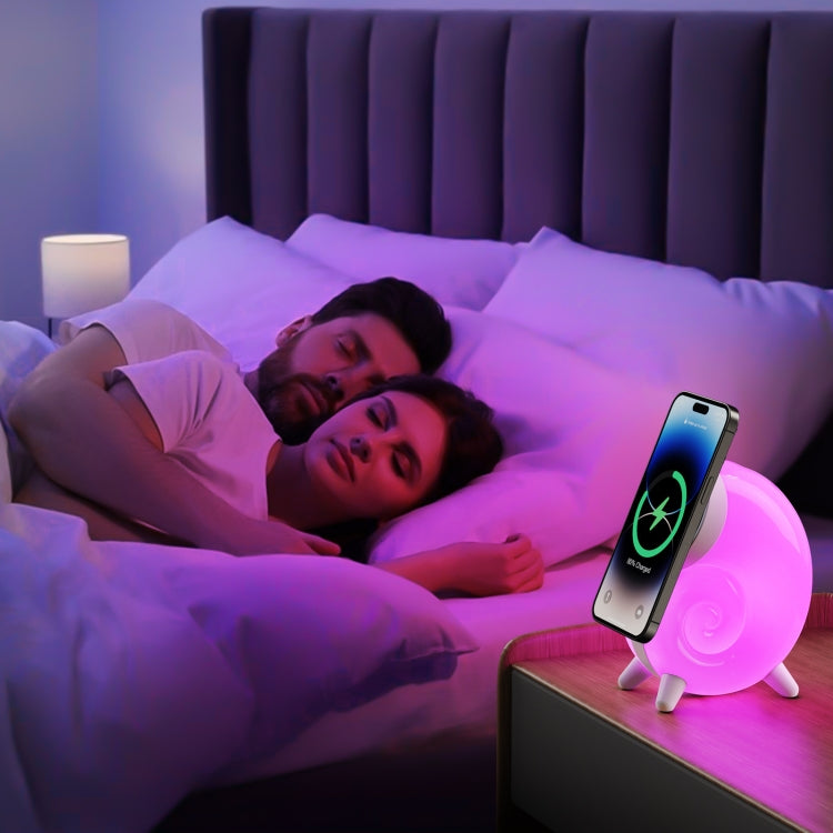 Conch RGB Touch Night Light Magsafe Magnetic Wireless Charger - Colorful