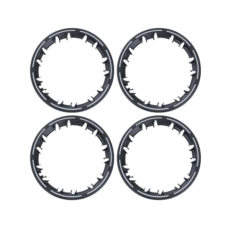 For 2024 Tesla Model 3 Half Hemming Luminous Hubcaps - 4pcs/ Set