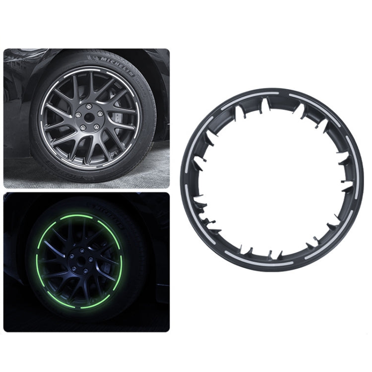 For 2024 Tesla Model 3 Half Hemming Luminous Hubcaps - 4pcs/ Set