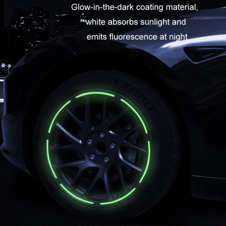 For 2024 Tesla Model 3 Half Hemming Luminous Hubcaps - 4pcs/ Set