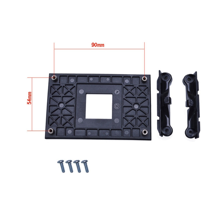 AM4 CPU Radiator Rack Support AMD Computer Motherboard Base - Black