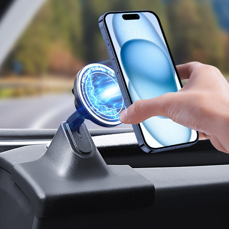 For 2024 Tesla Model 3 Left-hand Drive Air Outlet Magnetic Car Phone Holder - Dashboard Base
