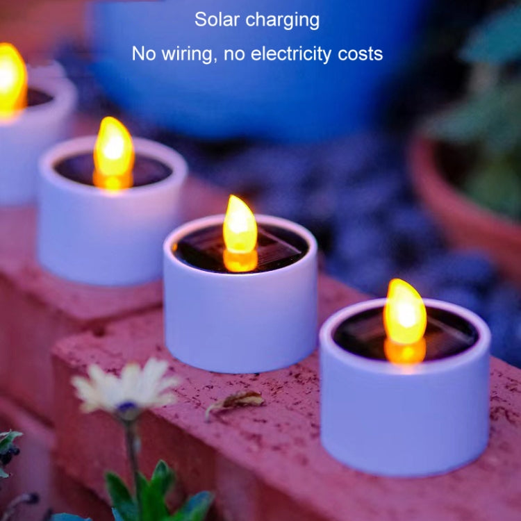 Solar Candle Lights Outdoor Waterproof Yard Light Garden Decoration Ambiance Lamp