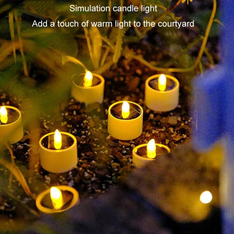 Solar Candle Lights Outdoor Waterproof Yard Light Garden Decoration Ambiance Lamp