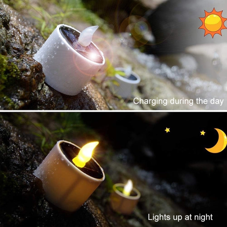 Solar Candle Lights Outdoor Waterproof Yard Light Garden Decoration Ambiance Lamp