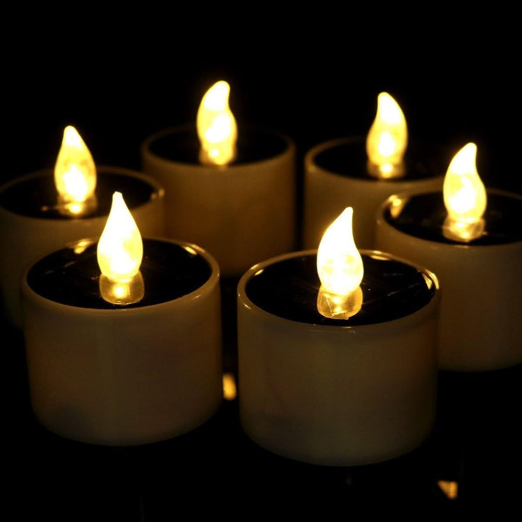 Solar Candle Lights Outdoor Waterproof Yard Light Garden Decoration Ambiance Lamp