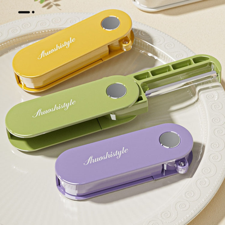 Folding Storage Kitchen Home Cutting Knife Outdoor Portable Stainless Steel Fruit Plane Peeling Device
